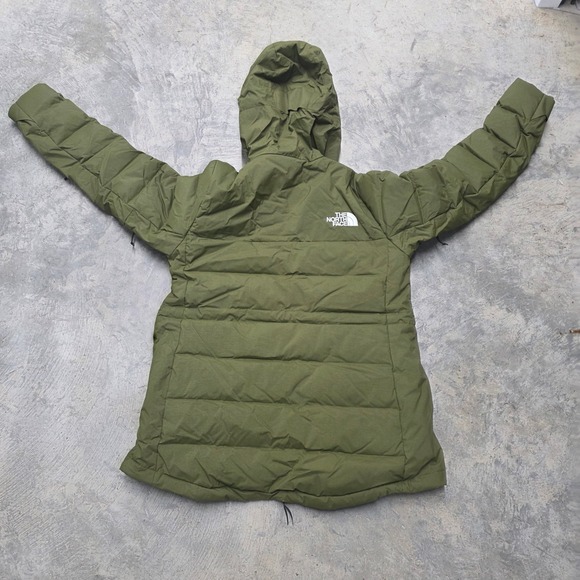 $350 The North Face Womens Forest Olive Down Parka Hooded Large NFOA87XGPB-L - Picture 8 of 8